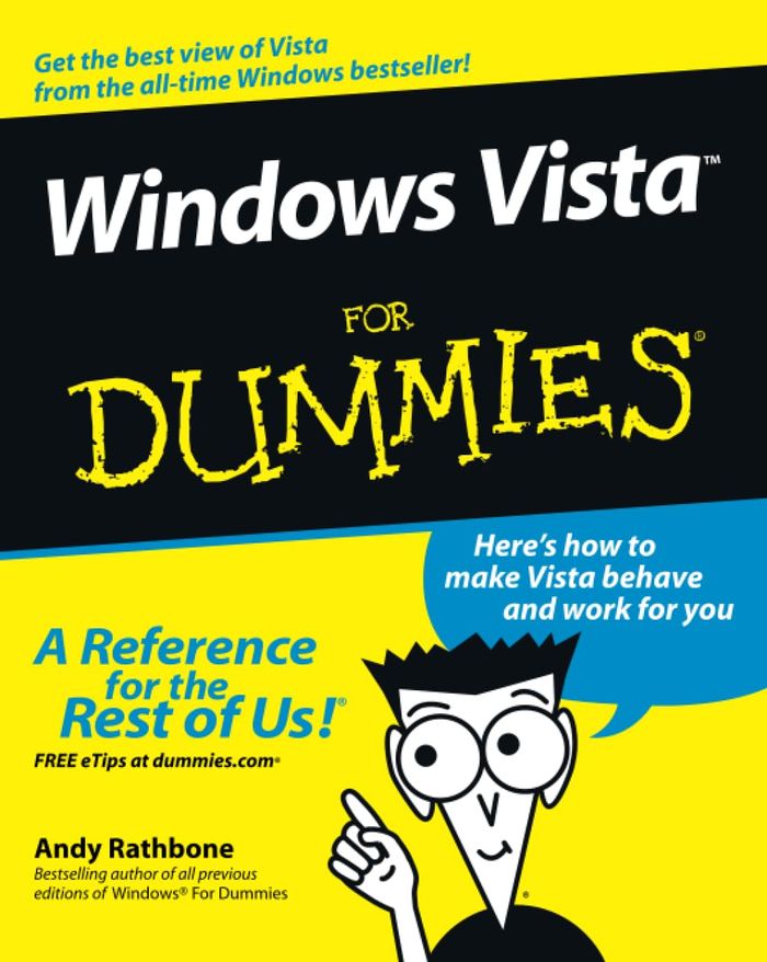 Couverture du livre « WINDOWS VISTA FOR DUMMIES » de Rathbone, Andy, librairie Les Contes Infusés à Corte
