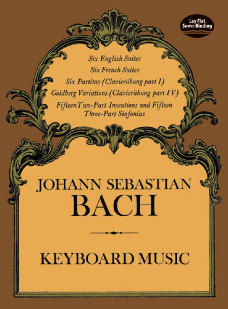 Couverture du livre « J.S. BACH: KEYBOARD MUSIC » de Bach, (artist) J.S., librairie Les Contes Infusés à Corte