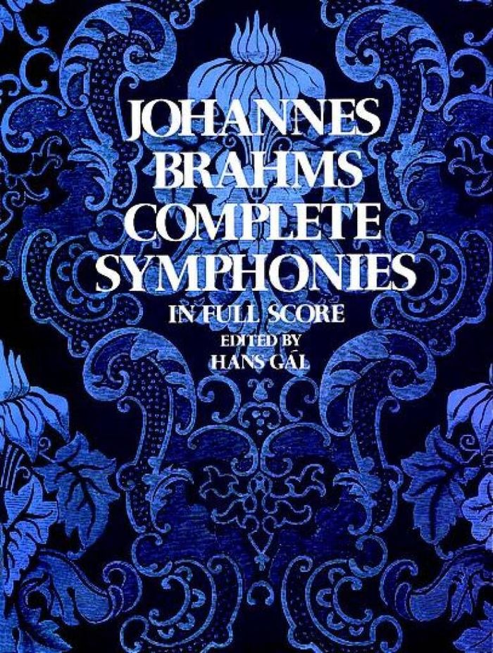 Couverture du livre « JOHANNES BRAHMS : COMPLETE SYMPHONIES - ORCHESTRE - CONDUCTEUR » de Brahms Johannes, librairie Les Contes Infusés à Corte