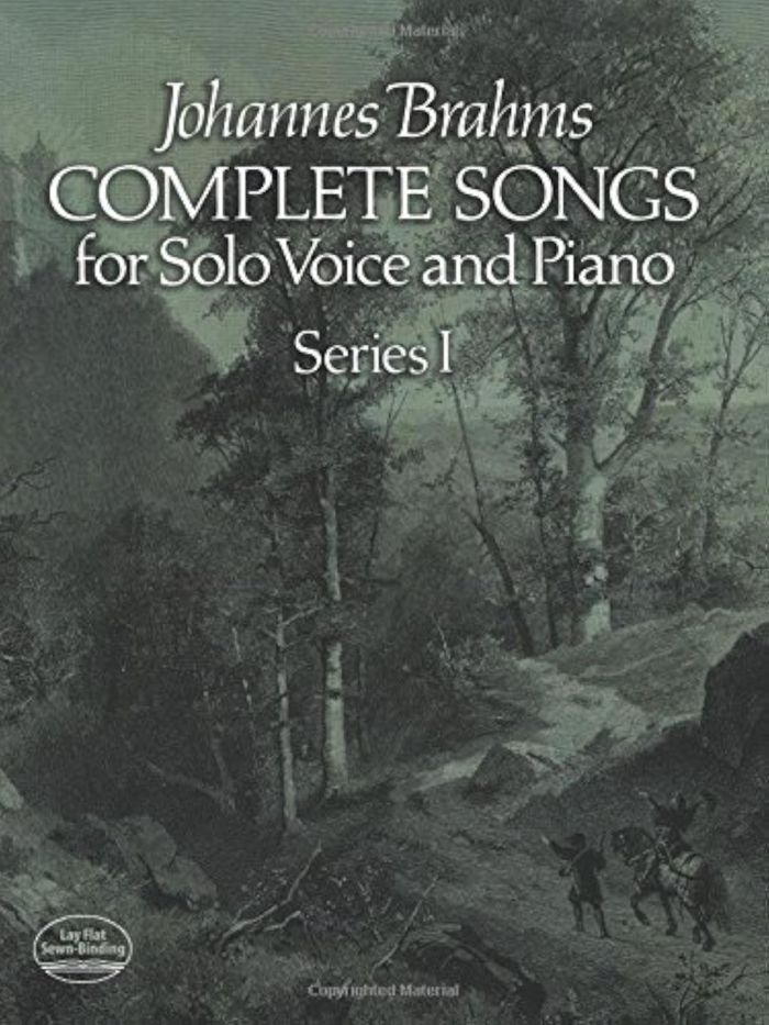 Couverture du livre « JOHANNES BRAHMS: COMPLETE SONGS FOR SOLO VOICE AND PIANO SERIES I » de Brahms, (ar Johannes, librairie Les Contes Infusés à Corte