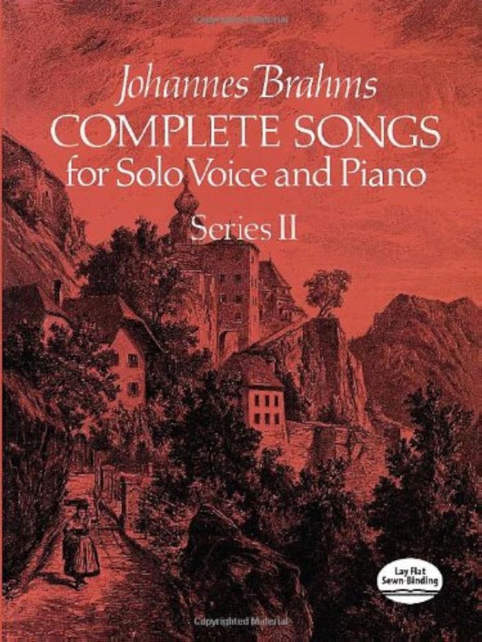 Couverture du livre « BRAHMS: COMPLETE SONGS FOR SOLO VOICE AND PIANO SERIES II » de Brahms, (ar Johannes, librairie Les Contes Infusés à Corte