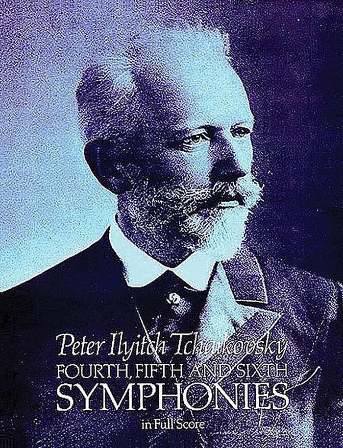Couverture du livre « PYOTR ILYICH TCHAIKOVSKY : SYMPHONIES NO.4 - 5 - 6 - IN FULL SCORE - ORCHESTRE - CONDUCTEUR » de Tchaikovsky Pyotr Il, librairie Les Contes Infusés à Corte