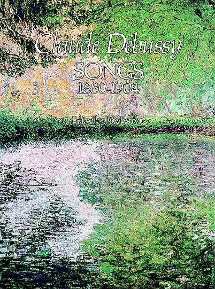 Couverture du livre « CLAUDE DEBUSSY : SONGS 1880-1904 - CHANT - RECUEIL » de Debussy Claude, librairie Les Contes Infusés à Corte