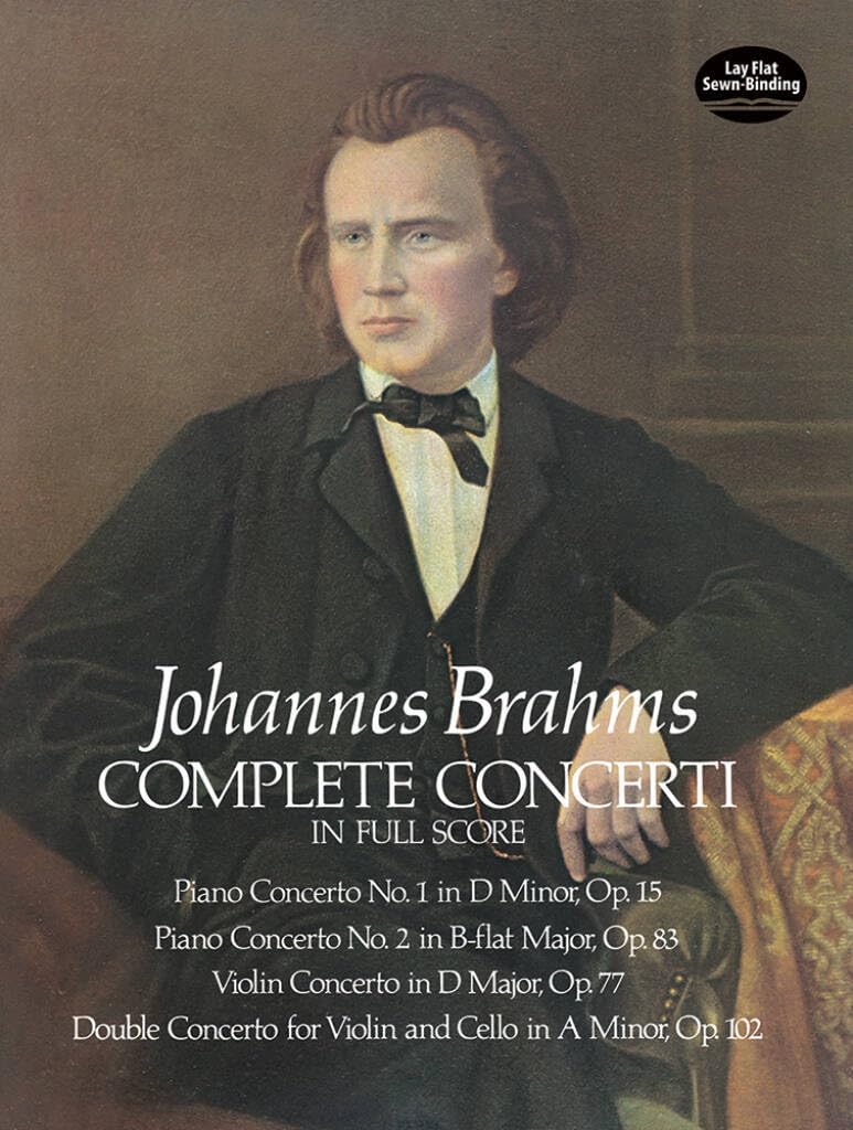 Couverture du livre « JOHANNES BRAHMS : COMPLETE CONCERTI - ORCHESTRE - PARTITION » de Brahms Johannes, librairie Les Contes Infusés à Corte