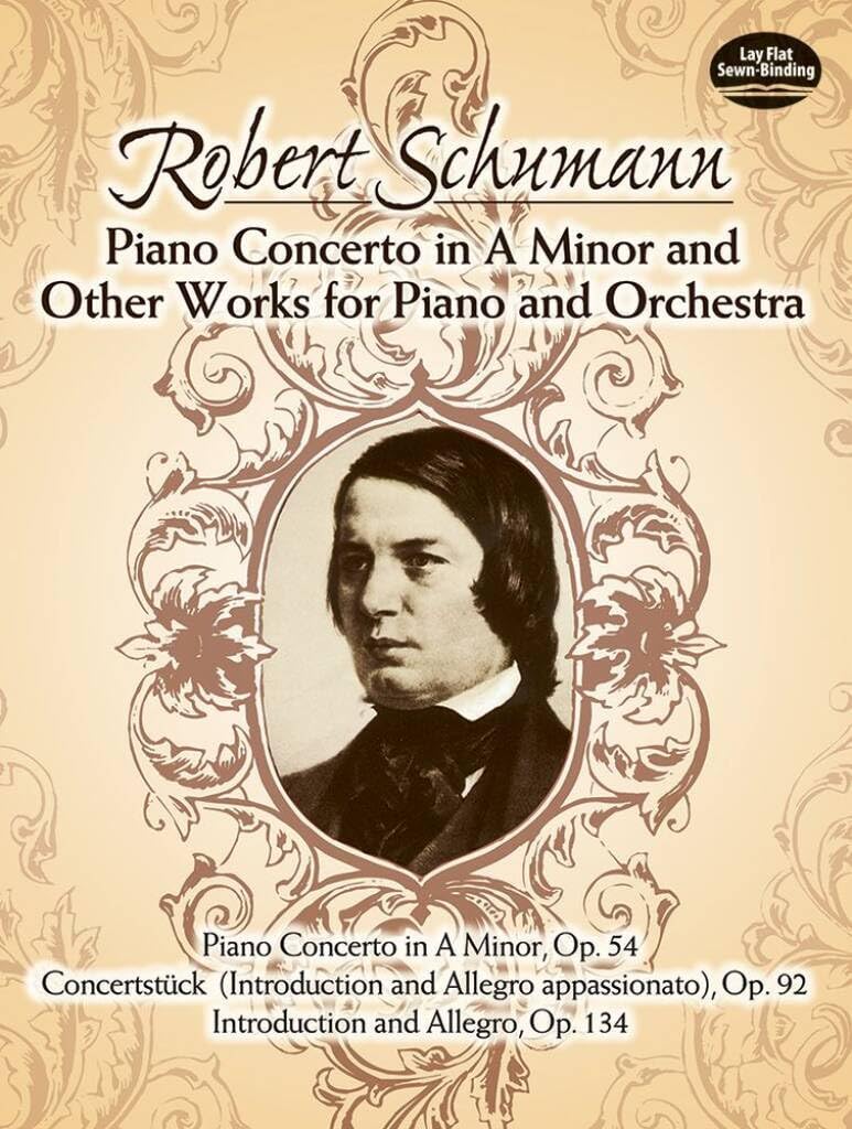 Couverture du livre « ROBERT SCHUMANN : GREAT WORKS FOR PIANO AND ORCHESTRA - ORCHESTRE » de Schumann, (co Robert, librairie Les Contes Infusés à Corte