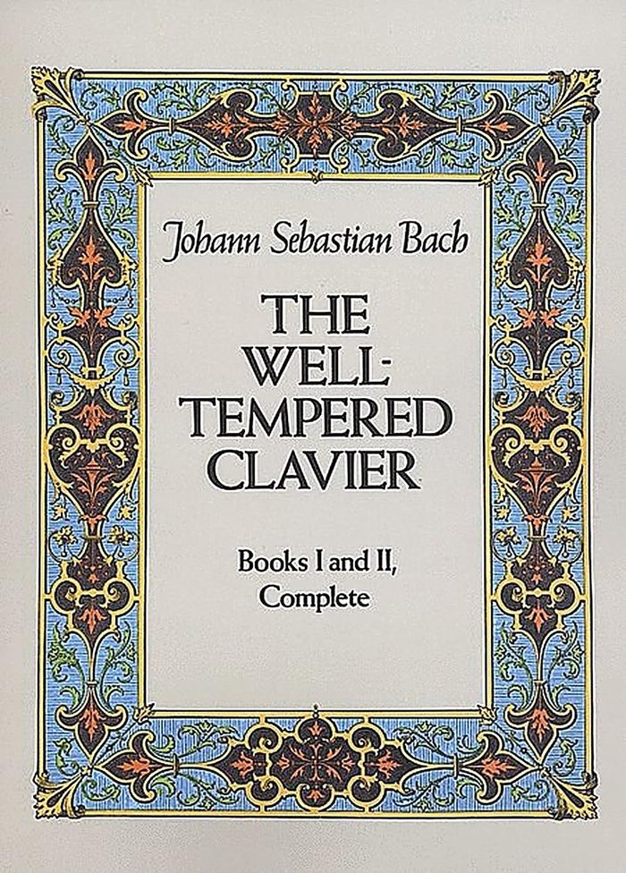 Couverture du livre « JOHANN SEBASTIAN BACH : THE WELL-TEMPERED CLAVIER BOOKS 1 AND 2 COMPLETE - PIANO » de Jean Sebastien Bach, librairie Les Contes Infusés à Corte