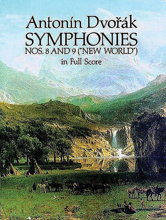 Couverture du livre « ANTONIN DVORAK: SYMPHONIES NOS. 8 AND 9 ('NEW WORLD) IN FULL SCORE » de Dvorak, (art Antonin, librairie Les Contes Infusés à Corte