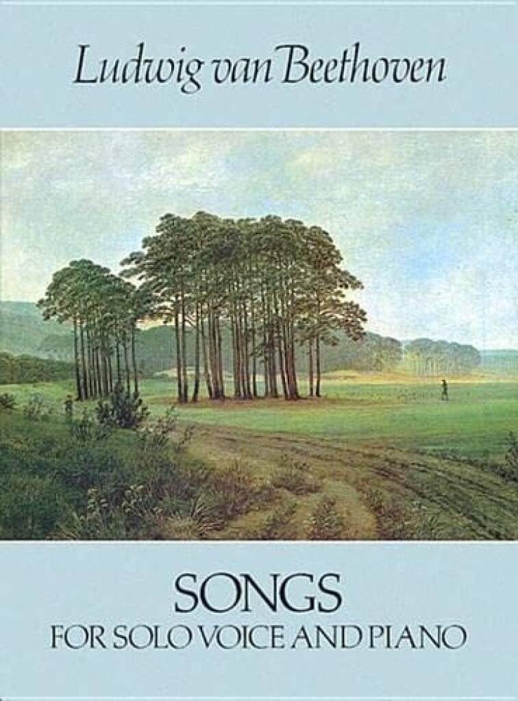 Couverture du livre « LUDWIG VAN BEETHOVEN: SONGS FOR SOLO VOICE AND PIANO » de Beethoven, Va Ludwig, librairie Les Contes Infusés à Corte