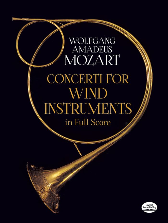Couverture du livre « W.A. MOZART: CONCERTI FOR WIND INSTRUMENTS » de Mozart, Ama Wolfgang, librairie Les Contes Infusés à Corte