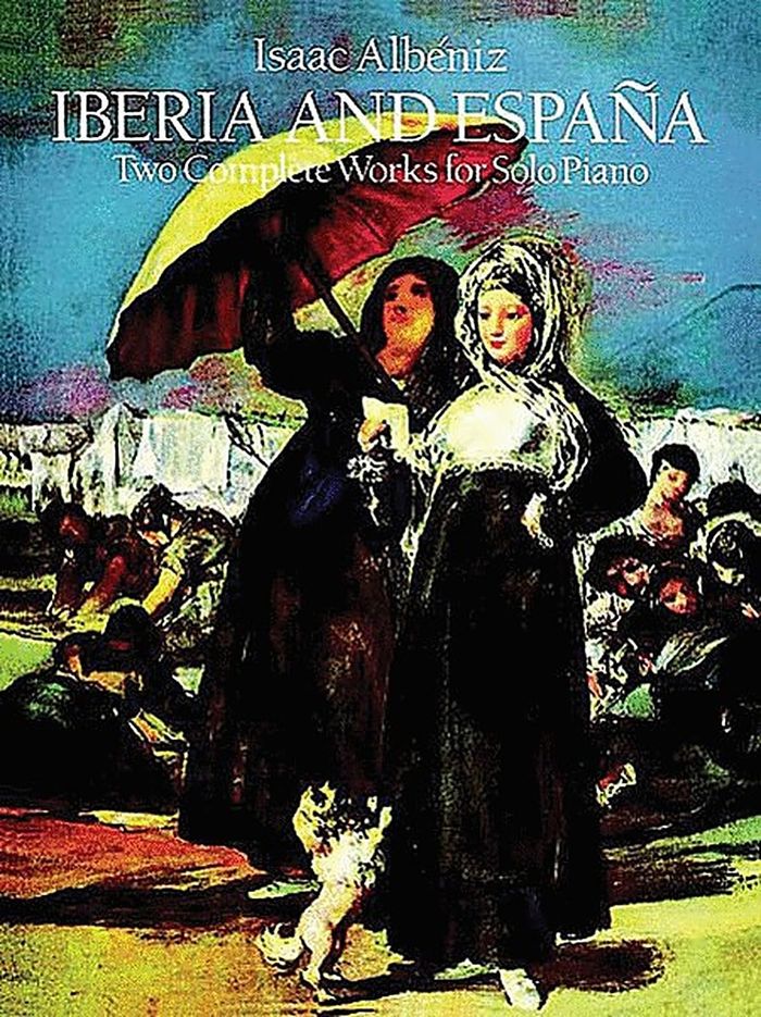 Couverture du livre « ISAAC ALBENIZ: IBERIA AND ESPANA PIANO » de Albeniz, (arti Isaac, librairie Les Contes Infusés à Corte