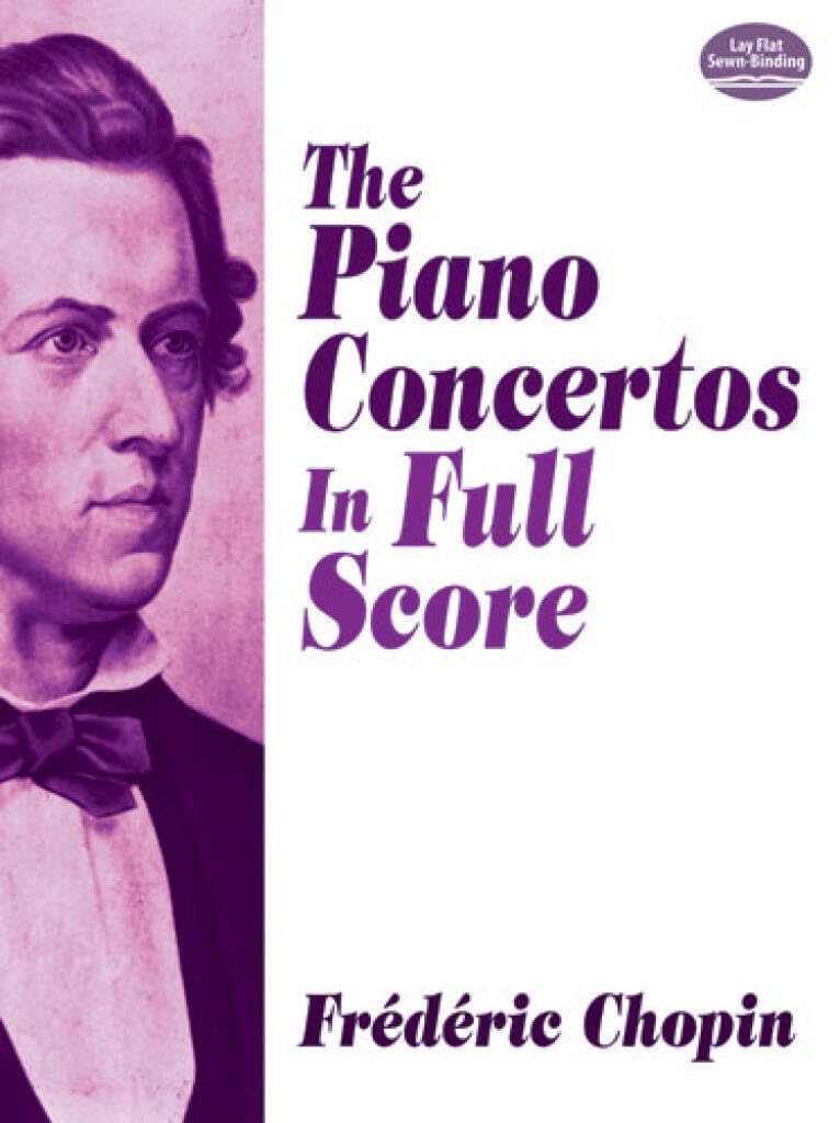 Couverture du livre « FREDERIC CHOPIN : THE PIANO CONCERTOS - (FULL SCORE) » de Chopin Frederic, librairie Les Contes Infusés à Corte