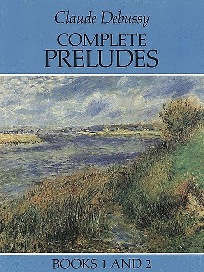 Couverture du livre « CLAUDE DEBUSSY: COMPLETE PRELUDES BOOKS 1 AND 2 PIANO » de Debussy, (art Claude, librairie Les Contes Infusés à Corte