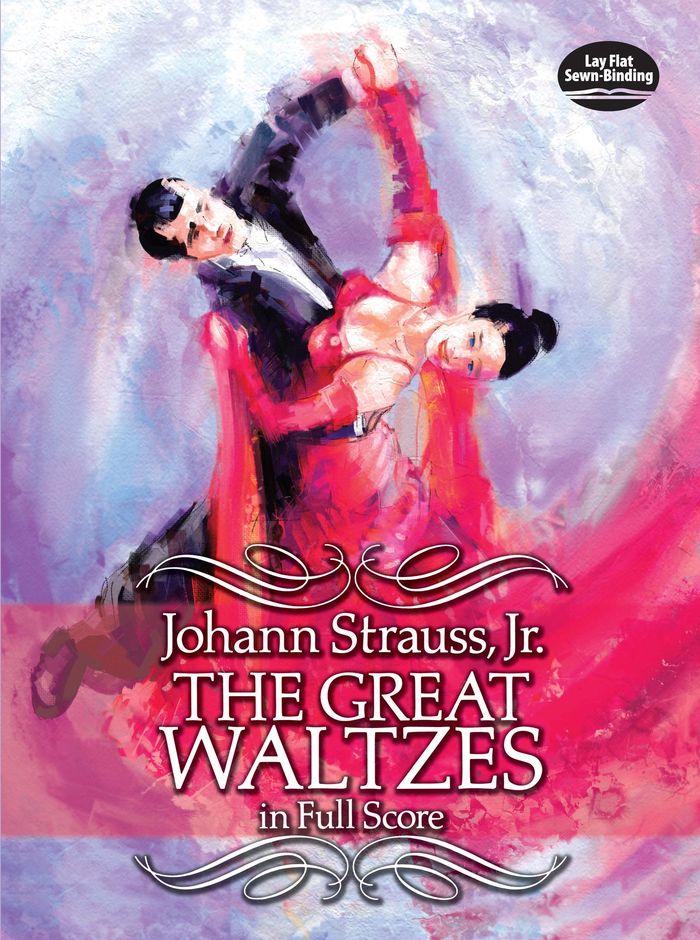 Couverture du livre « JOHANN STRAUSS II: THE GREAT WALTZES (FULL SCORE) » de Ii Strauss, ( Johann, librairie Les Contes Infusés à Corte