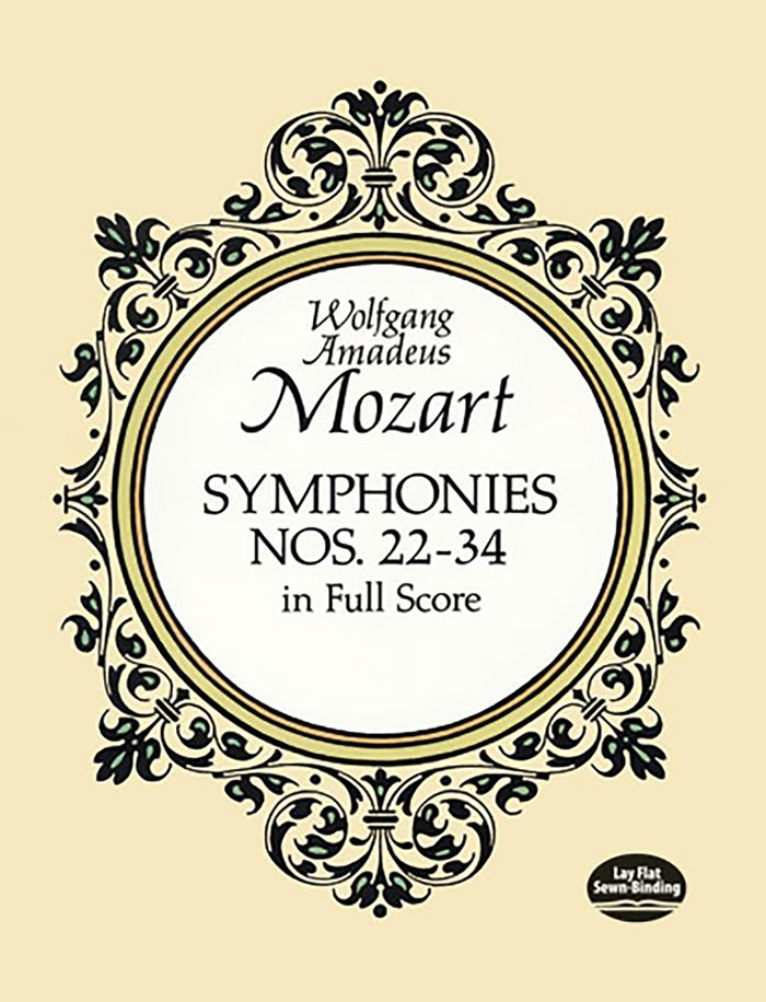 Couverture du livre « W.A. MOZART: SYMPHONIES NOS. 22-34 », librairie Les Contes Infusés à Corte