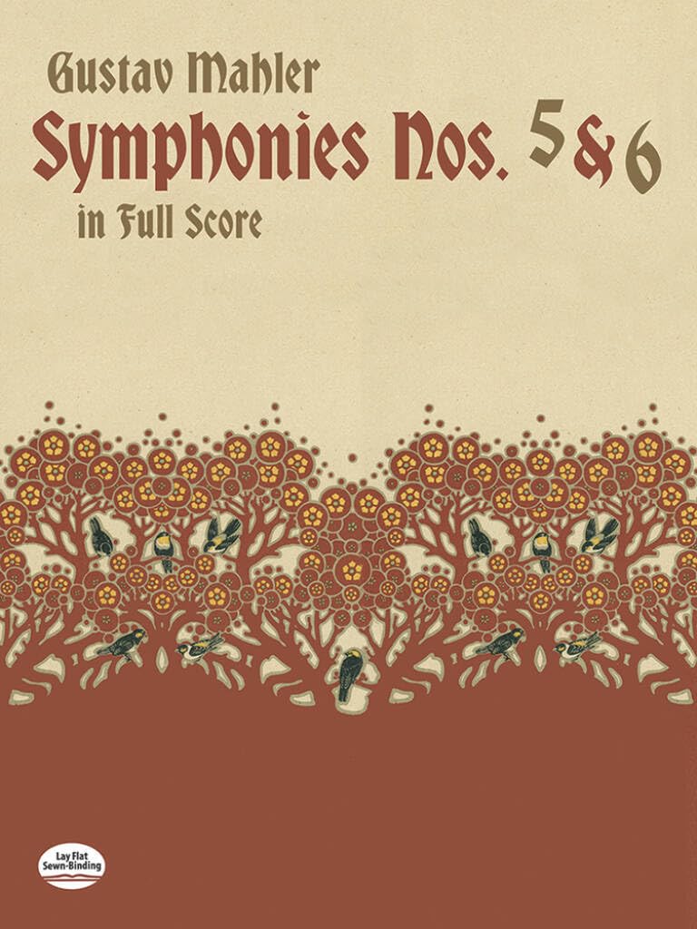 Couverture du livre « GUSTAV MAHLER: SYMPHONIES NOS. 5 AND 6 (FULL SCORE) » de Mahler, (comp Gustav, librairie Les Contes Infusés à Corte