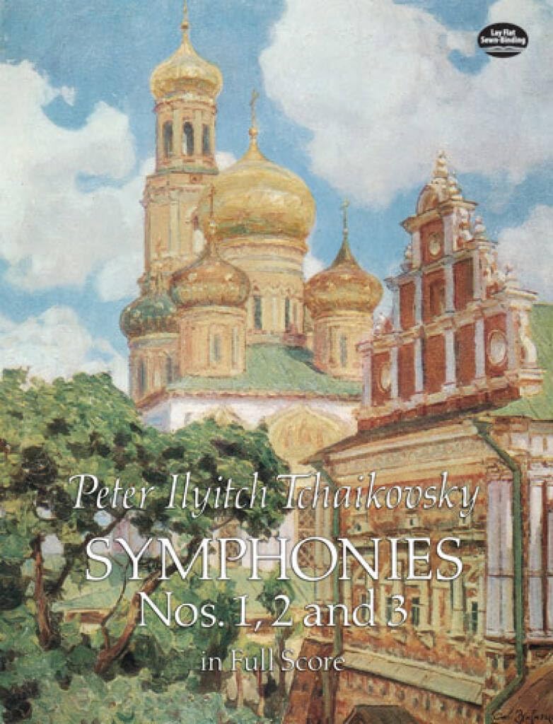 Couverture du livre « PYOTR ILYICH TCHAIKOVSKY : SYMPHONIES NOS. 1, 2, AND 3 IN FULL SCORE - ORCHESTRA -  RECUEIL » de Tchaikovsky, I Pyotr, librairie Les Contes Infusés à Corte