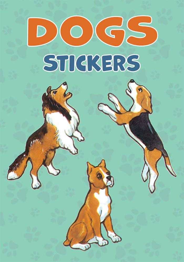 Couverture du livre « DOG STICKERS » de Barbaresi, Nina, librairie Les Contes Infusés à Corte
