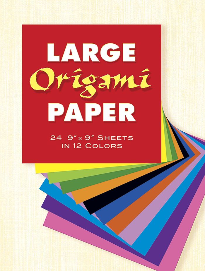 Couverture du livre « LARGE ORIGAMI PAPER », librairie Les Contes Infusés à Corte