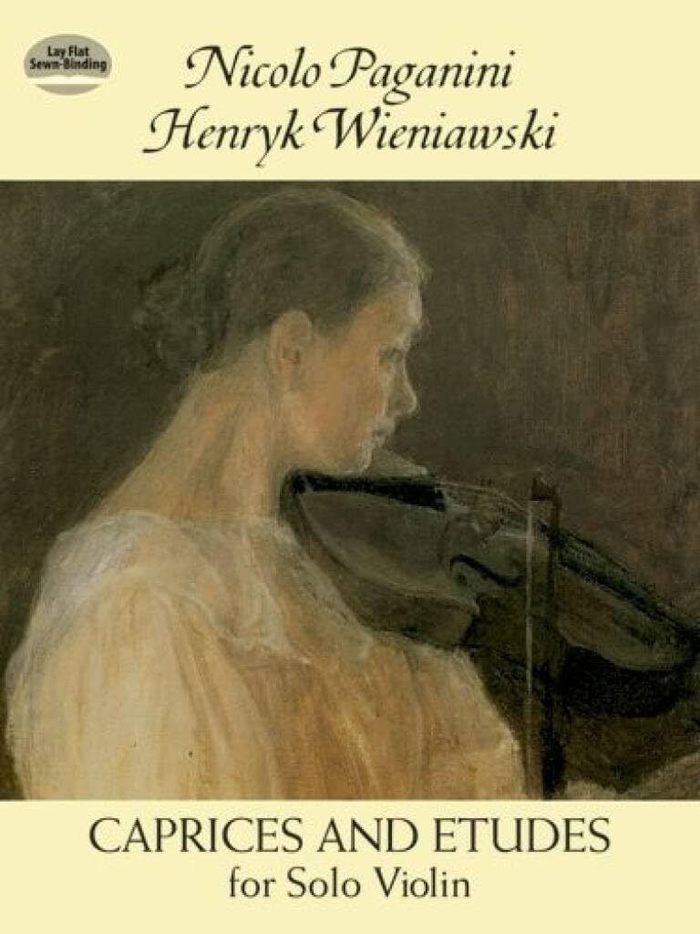 Couverture du livre « PAGANINI/WIENIAWSKI: CAPRICES AND ETUDES FOR VIOLIN » de Wieniawski, ( Henryk, librairie Les Contes Infusés à Corte