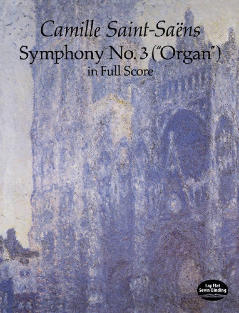 Couverture du livre « CAMILLE SAINT-SAENS: SYMPHONY NO. 3 (ORGAN) », librairie Les Contes Infusés à Corte