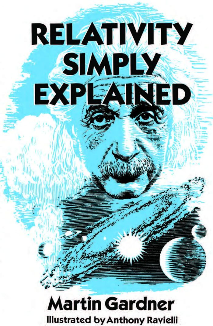 Couverture du livre « RELATIVITY SIMPLY EXPLAINED » de Gardner, Martin, librairie Les Contes Infusés à Corte