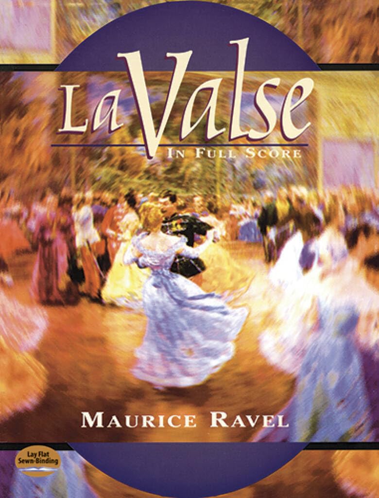 Couverture du livre « MAURICE RAVEL: LA VALSE (FULL SCORE) » de Ravel, (comp Maurice, librairie Les Contes Infusés à Corte
