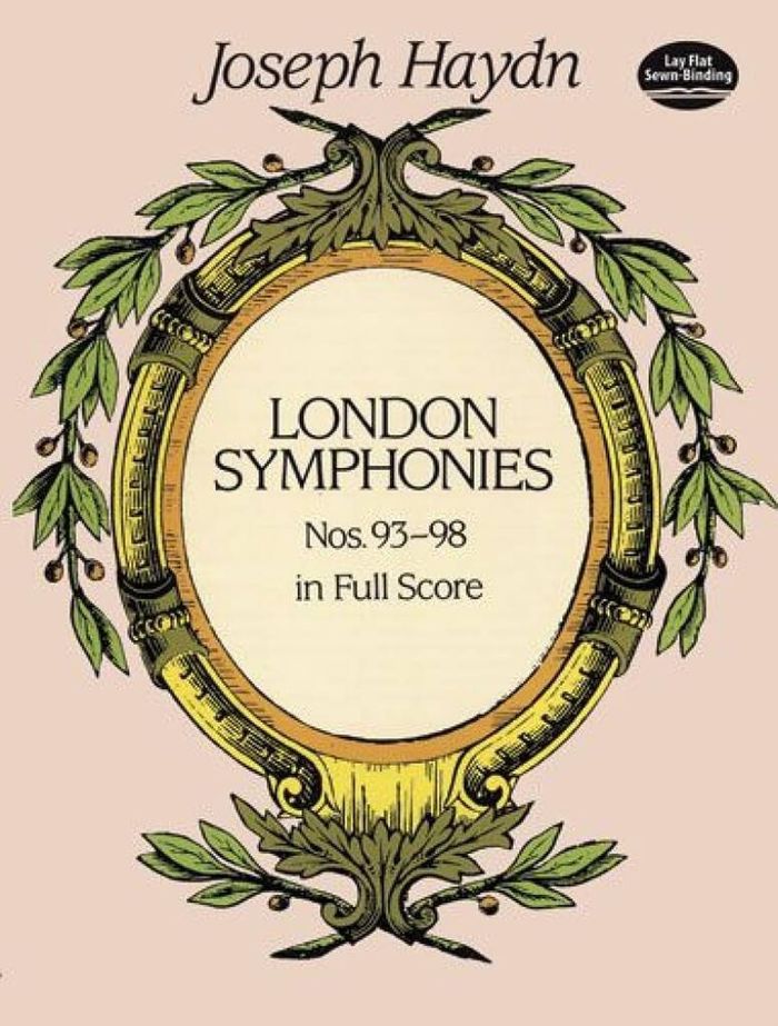 Couverture du livre « JOSEPH HAYDN: COMPLETE LONDON SYMPHONIES NOS. 93-98 IN FULL SCORE » de Haydn, Joseph Franz, librairie Les Contes Infusés à Corte