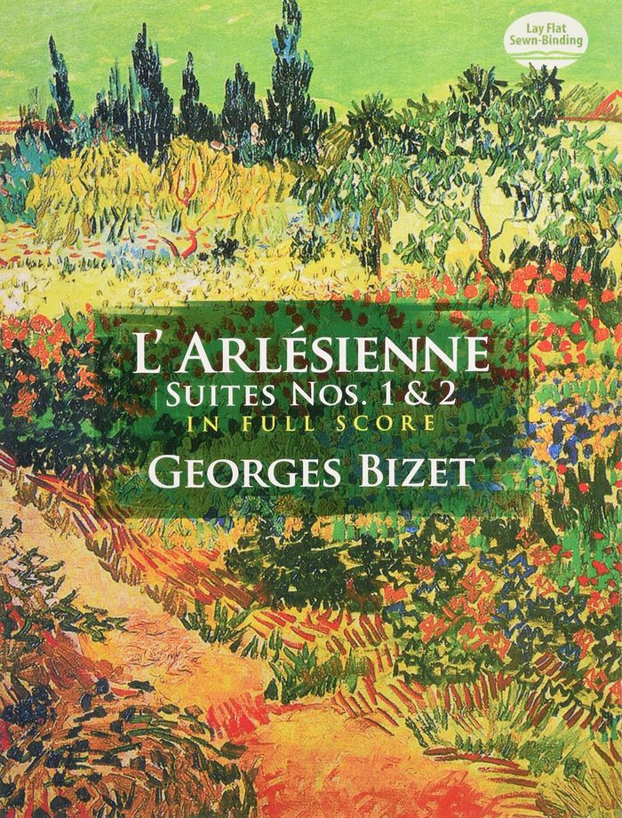 Couverture du livre « GEORGES BIZET: L'ARLESIENNE SUITES NOS. 1 AND 2 (FULL SCORE) », librairie Les Contes Infusés à Corte
