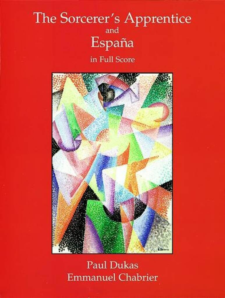 Couverture du livre « DUKAS'S THE SORCERER'S APPRENTICE AND CHABRIER'S 'ESPANA' IN FULL SCORE », librairie Les Contes Infusés à Corte