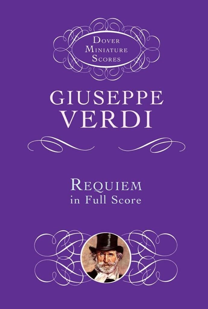 Couverture du livre « GIUSEPPE VERDI: REQUIEM (DOVER MINIATURE SCORES) POCHE » de Verdi, (com Giuseppe, librairie Les Contes Infusés à Corte