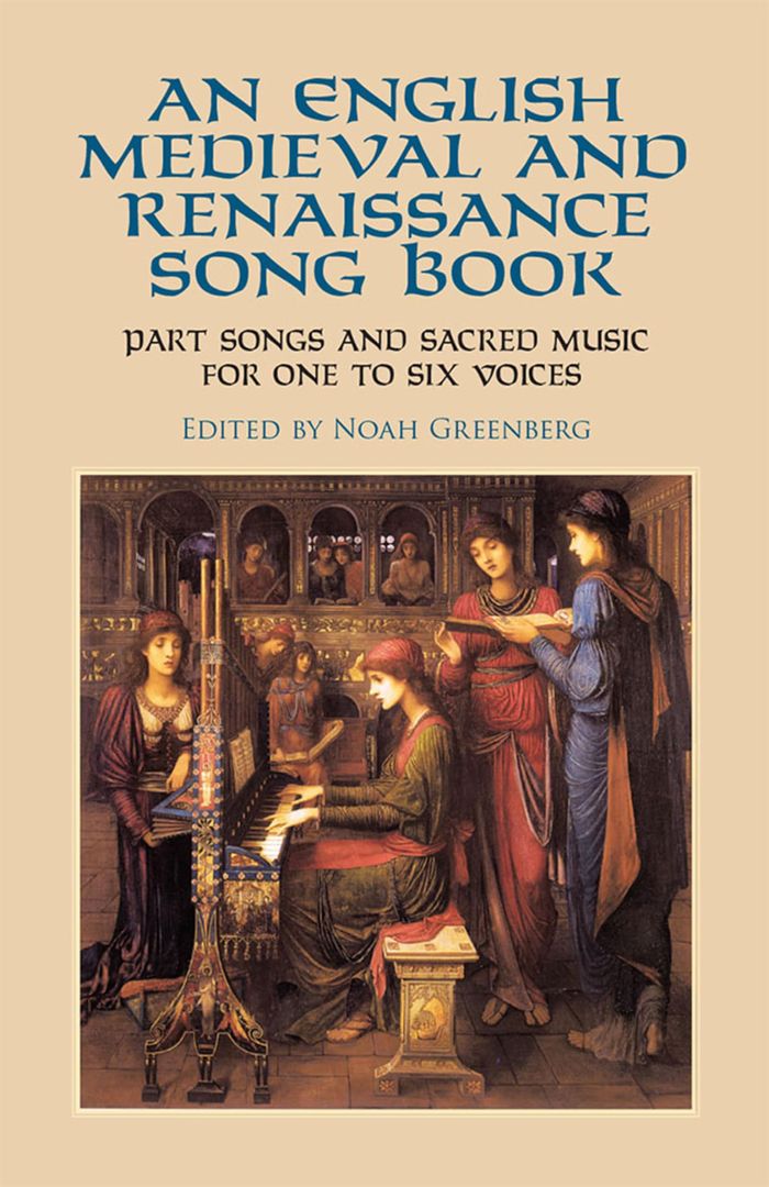 Couverture du livre « AN ENGLISH MEDIEVAL AND RENAISSANCE SONG BOOK CHANT » de Auteurs Divers, librairie Les Contes Infusés à Corte