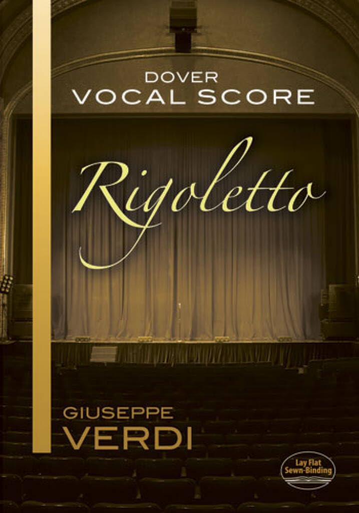 Couverture du livre « GIUSEPPE VERDI: RIGOLETTO (VOCAL SCORE) », librairie Les Contes Infusés à Corte