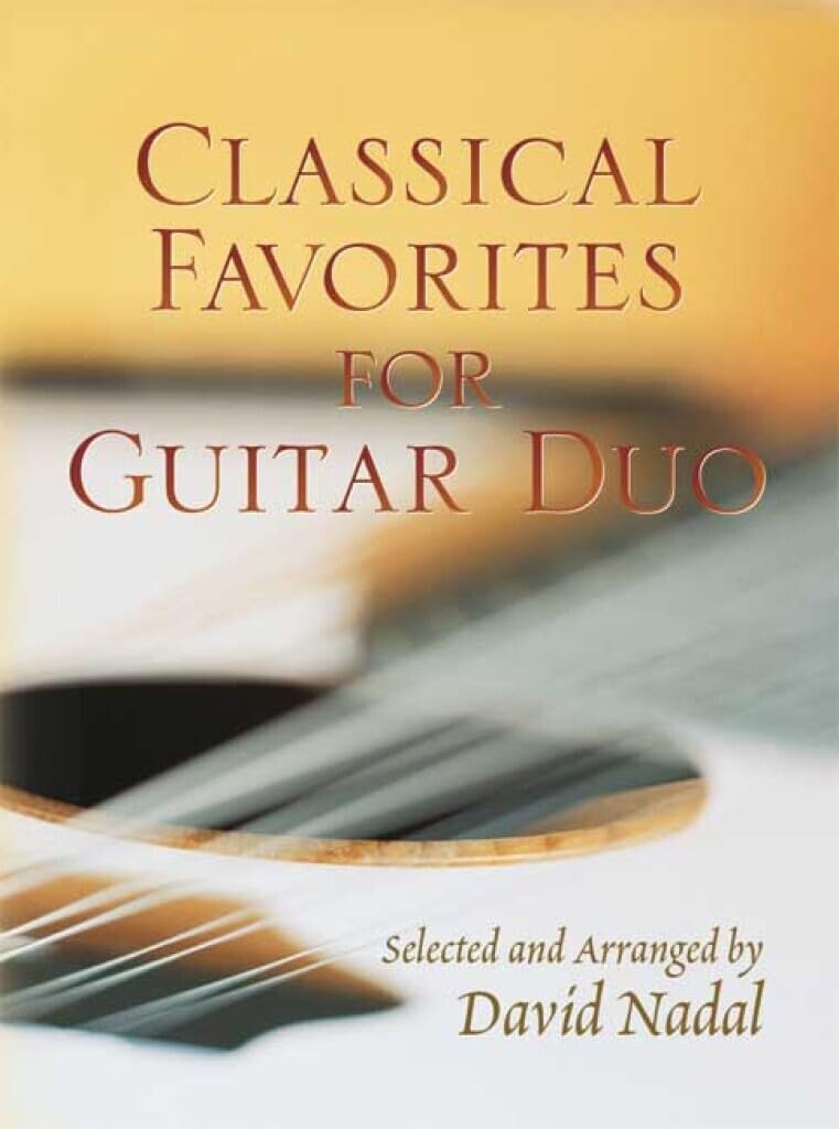 Couverture du livre « CLASSICAL FAVOURITES FOR GUITAR DUO » de Nadal, (arrang David, librairie Les Contes Infusés à Corte