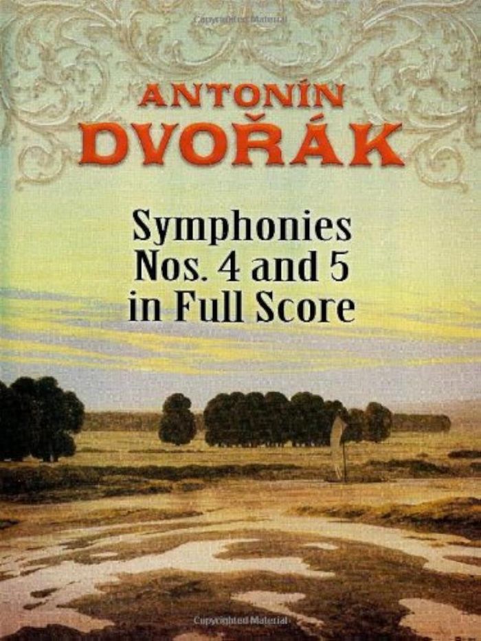 Couverture du livre « ANTONIN DVO AK: SYMPHONIES NO. 4 AND 5 IN FULL SCORE » de Dvorak, (com Antonin, librairie Les Contes Infusés à Corte