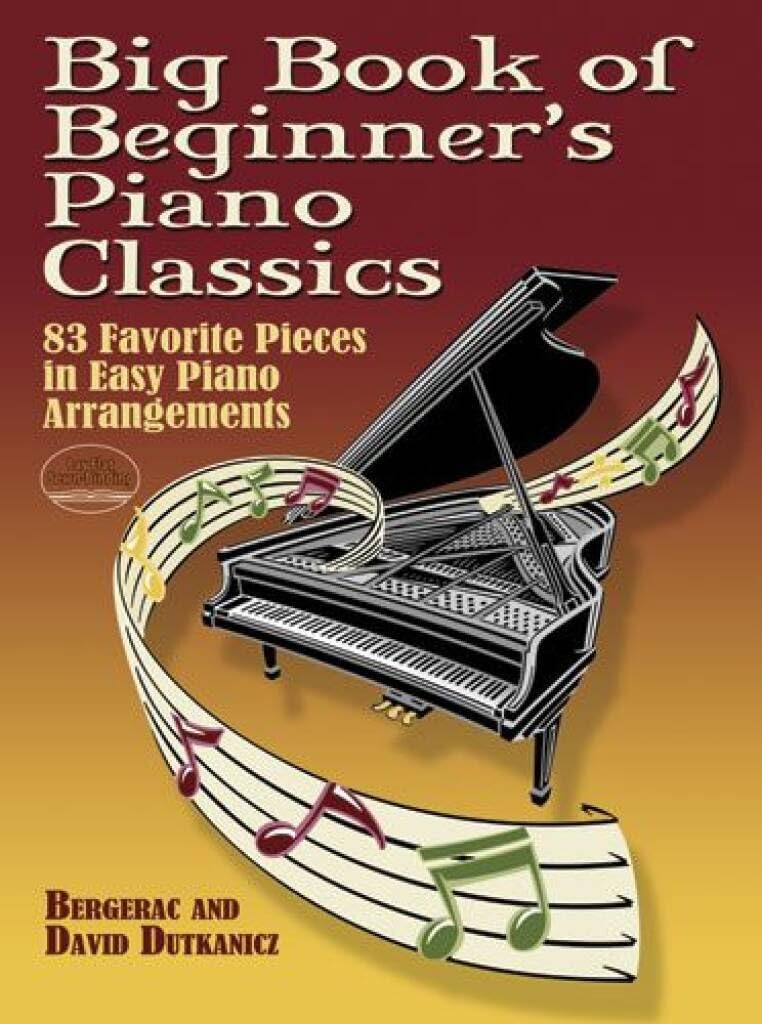 Couverture du livre « BIG BOOK OF BEGINNER'S PIANO CLASSICS PIANO » de Bergerac, Dutk David, librairie Les Contes Infusés à Corte