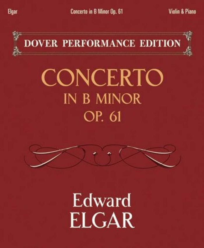 Couverture du livre « CONCERTO IN B MINOR OP. 61 WITH SEPARATE VIOLIN PART » de Elgar, (compo Edward, librairie Les Contes Infusés à Corte
