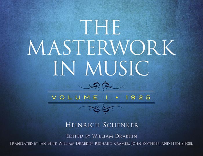 Couverture du livre « THE MASTERWORK IN MUSIC: VOLUME I - 1925 LIVRE SUR LA MUSIQUE » de Schenker, ( Heinrich, librairie Les Contes Infusés à Corte