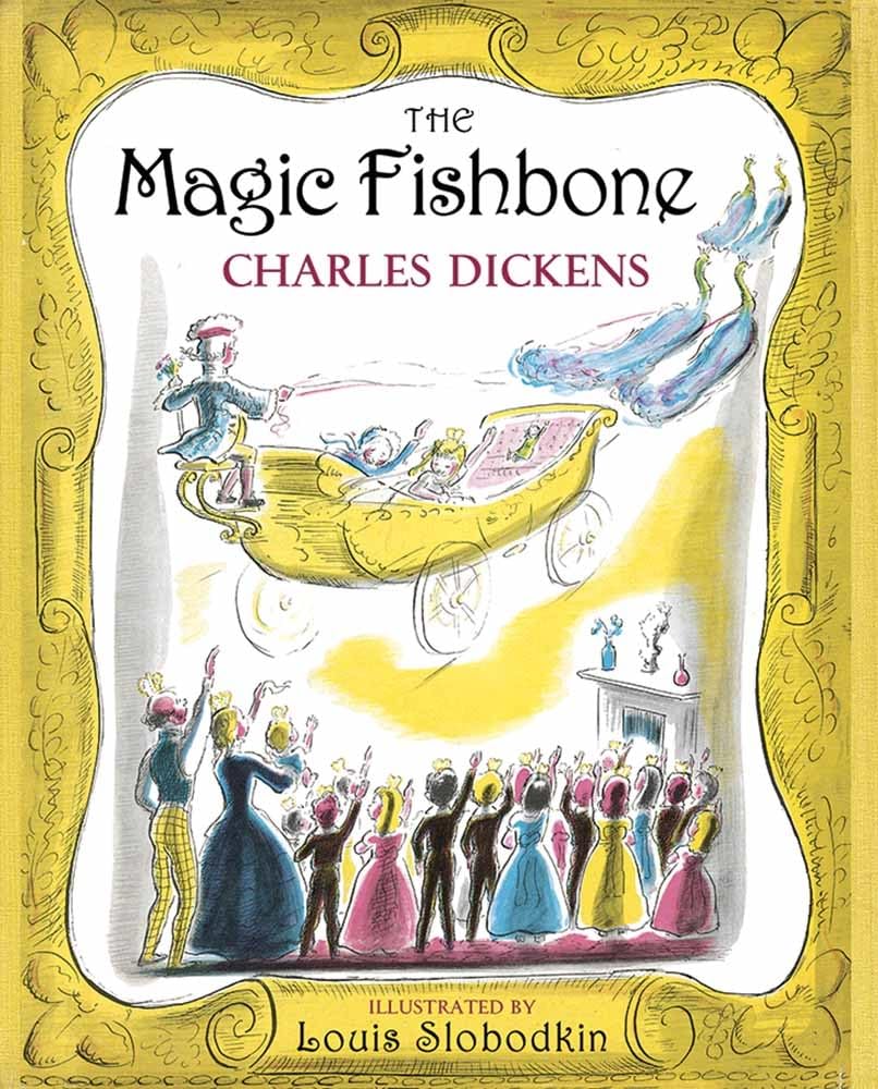 Couverture du livre « THE MAGIC FISHBONE » de Charles Dickens, librairie Les Contes Infusés à Corte