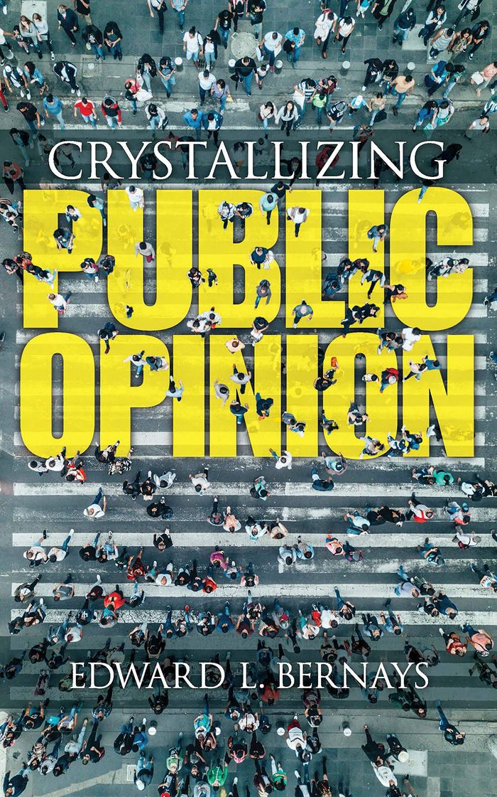 Couverture du livre « CRYSTALLIZING PUBLIC OPINION », librairie Les Contes Infusés à Corte