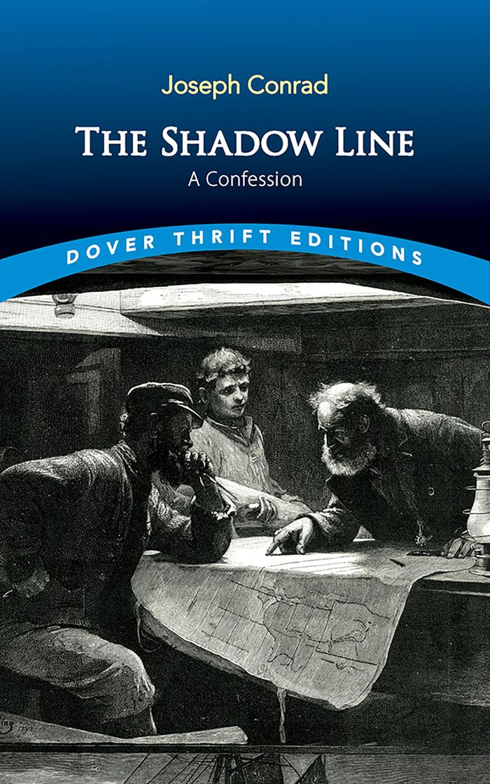 Couverture du livre « THRIFT EDITIONS - THE SHADOW LINE - A CONFESSION », librairie Les Contes Infusés à Corte