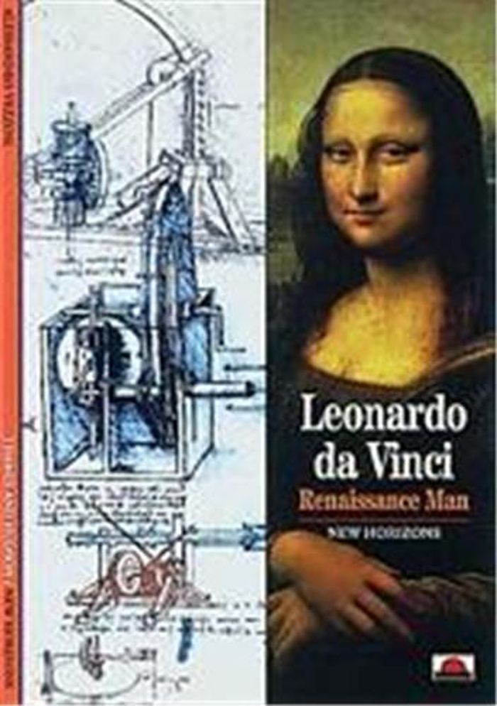 Couverture du livre « LEONARDO DA VINCI RENAISSANCE MAN (NEW HORIZONS) /ANGLAIS », librairie Les Contes Infusés à Corte