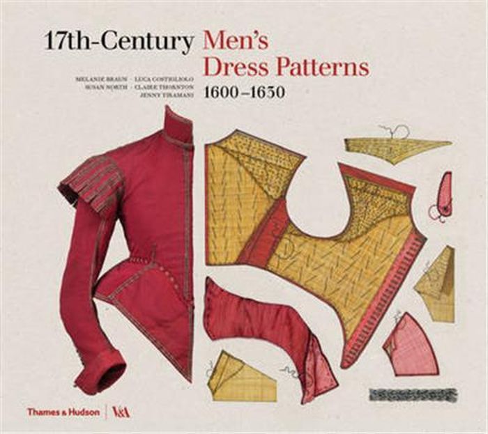 Couverture du livre « 17TH-CENTURY MEN'S DRESS PATTERNS /ANGLAIS », librairie Les Contes Infusés à Corte