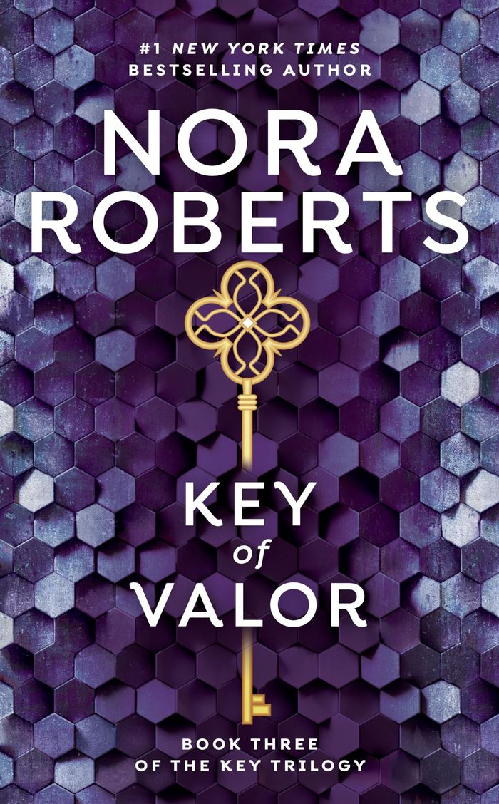 Couverture du livre « KEY TRILOGY - KEY OF VALOR » de Nora Roberts, librairie Les Contes Infusés à Corte