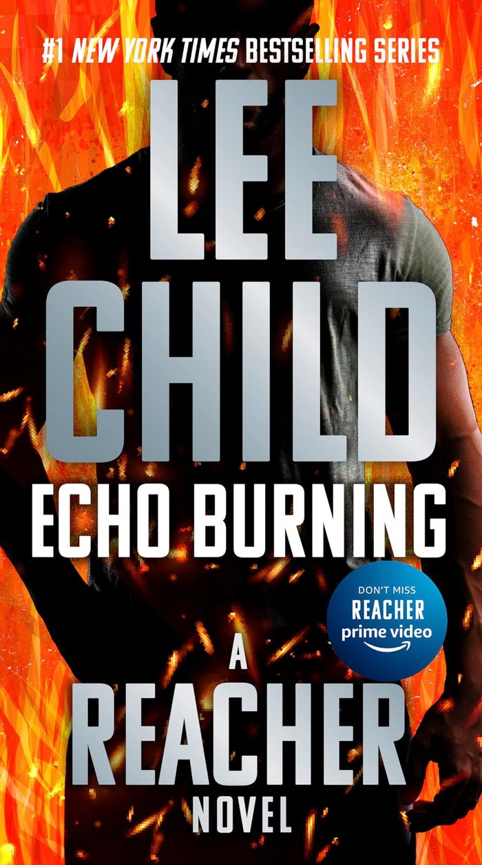 Couverture du livre « JACK REACHER - ECHO BURNING » de Lee Child, librairie Les Contes Infusés à Corte