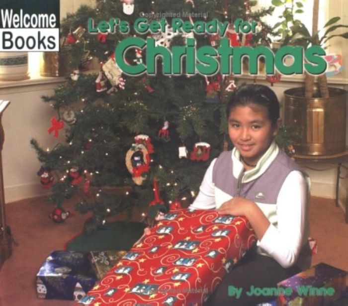 Couverture du livre « LET'S GET READY FOR CHRISTMAS » de Joanne Winne, librairie Les Contes Infusés à Corte