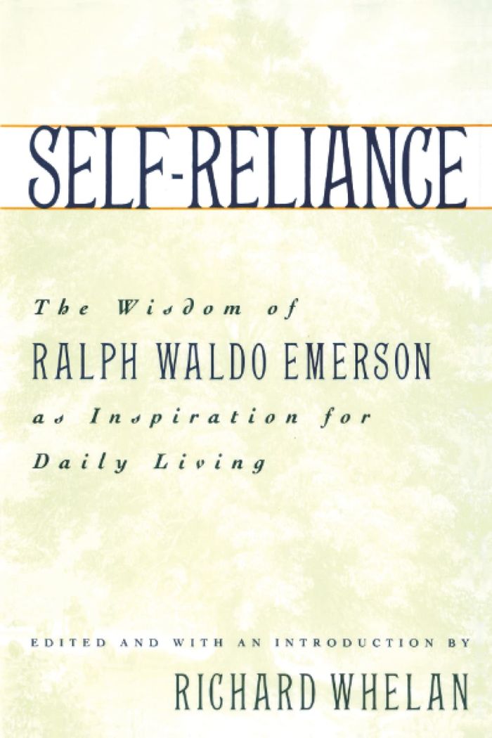 Couverture du livre « SELF-RELIANCE » de Whelan, Richard, librairie Les Contes Infusés à Corte