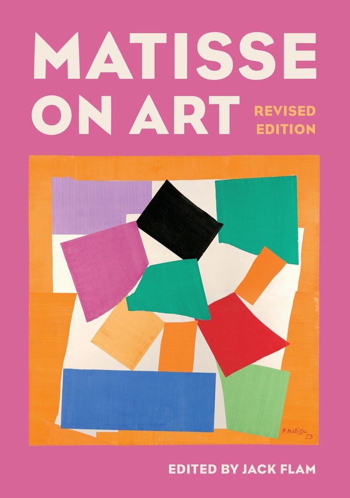 Couverture du livre « DOCUMENTS OF TWENTIETH-CENTURY ART - MATISSE ON ART, REVISED EDITION » de Jack Flam, librairie Les Contes Infusés à Corte