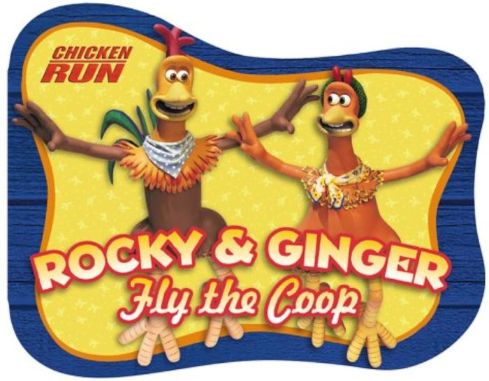Couverture du livre « CHICKEN RUN:MEET ROCKY AND GINGER », librairie Les Contes Infusés à Corte