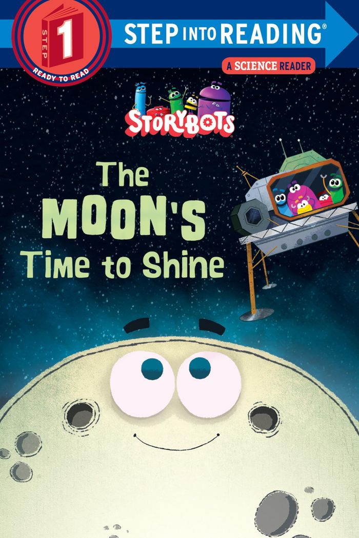 Couverture du livre « STEP INTO READING - THE MOON'S TIME TO SHINE » de Storybots, librairie Les Contes Infusés à Corte