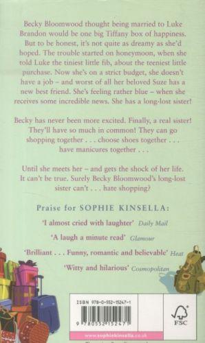 Quatrième de couverture de « SHOPAHOLIC AND SISTER »